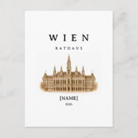 Personalized Vienna City Hall | Name & Year