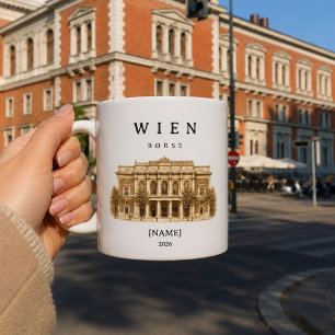 Personalized Vienna Stock Exchange Mug Name & Ye