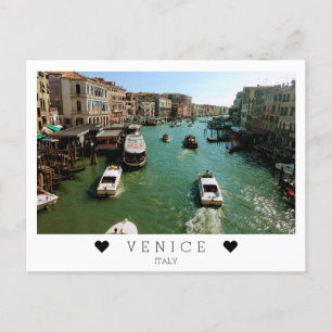 Personalized, views of Grand Canal, Venice, Italy Postcard