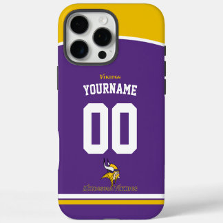 Personalized Vikings Jersey American Football iPhone 16 Pro Max Case