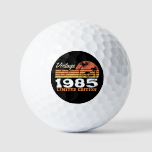 Personalized Vintage 1985 Limited Edition Golf Balls