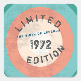 Personalized Vintage 19XX limited edition  Square Sticker