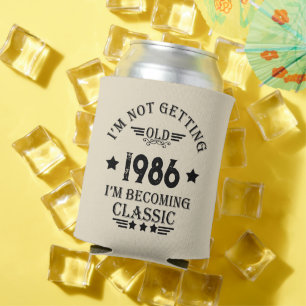 Personalized vintage 35th birthday party can cooler