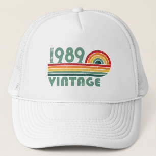 Personalized vintage 35th birthday party trucker hat