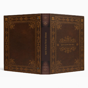 Personalized Vintage 3-Ring Binder