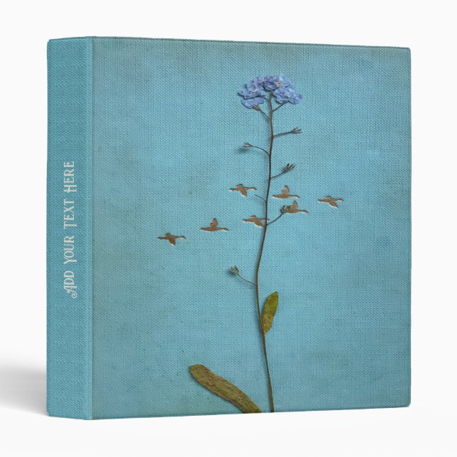 Personalized Vintage 3-Ring Binder (Front/Spine)