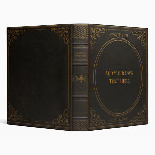 Personalized Vintage 3-Ring Binder
