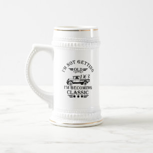 Personalized vintage 60th birthday gifts beer stein