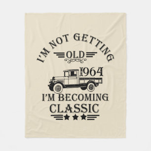 Personalized vintage 60th birthday gifts fleece blanket
