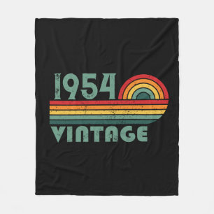 Personalized vintage 70th birthday gifts fleece blanket