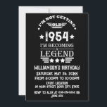 Personalized vintage 70th birthday gifts invitation<br><div class="desc">You can add some originality with this limited edition, premium quality, and original, classy, retro, and vintage-looking birthday graphic design with a cool typography font. This is a great gift idea for men, women, husbands, wives, girlfriends, and boyfriends who will love this one-of-a-kind piece of art. The best unique and...</div>