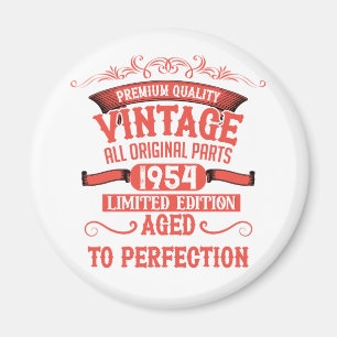 Personalized vintage 70th birthday gifts magnet