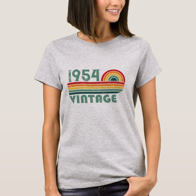 Personalized vintage 70th birthday gifts T-Shirt (Front)