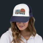 Personalized vintage 70th birthday gifts trucker hat<br><div class="desc">You can add some originality to your wardrobe collection with this vintage classic birthday graphic design with awesome typography font lettering, It is a great gift for men, women, husbands, wife, girlfriend, and a boyfriend who will love this one-of-a-kind artwork. The best amazing and funny holiday present for your happy...</div>
