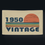 Personalized vintage 75th birthday gifts banner<br><div class="desc">You can add some originality to your wardrobe collection with this vintage classic birthday graphic design with awesome typography font lettering, It is a great gift for men, women, husbands, wife, girlfriend, and a boyfriend who will love this one-of-a-kind artwork. The best and most fun holiday present for your happy...</div>