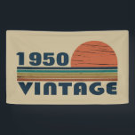 Personalized vintage 75th birthday gifts banner<br><div class="desc">You can add some originality to your wardrobe collection with this vintage classic birthday graphic design with awesome typography font lettering, It is a great gift for men, women, husbands, wife, girlfriend, and a boyfriend who will love this one-of-a-kind artwork. The best and most fun holiday present for your happy...</div>
