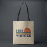 Personalized vintage 75th birthday gifts tote bag<br><div class="desc">You can add some originality to your wardrobe collection with this vintage classic birthday graphic design with awesome typography font lettering, It is a great gift for men, women, husbands, wife, girlfriend, and a boyfriend who will love this one-of-a-kind artwork. The best and most fun holiday present for your happy...</div>
