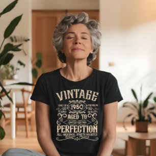 Personalized vintage 75th birthday whiskey themed T-Shirt