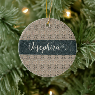 Personalized Vintage Abstract Quartz Stone Natural Ceramic Ornament