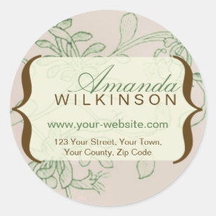 Personalized Vintage Address Stickers