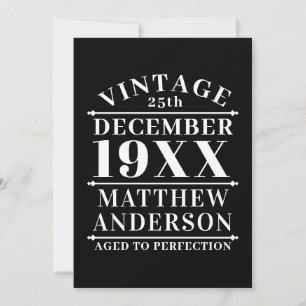 Personalized Vintage Aged to Perfection