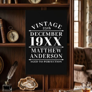 Personalized Vintage Aged to Perfection