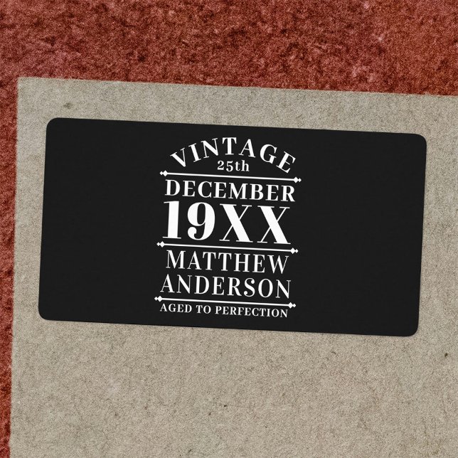 Personalized Vintage Aged to Perfection (Creator Uploaded)