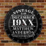 Personalized Vintage Aged to Perfection Dartboard<br><div class="desc">Personalized vintage aged to perfection design could be a great gift for your friends or family member,  or you can use it yourself.</div>