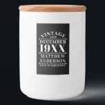 Personalized Vintage Aged to Perfection Food Label<br><div class="desc">Personalized vintage aged to perfection design could be a great gift for your friends or family member,  or you can use it yourself.</div>