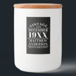 Personalized Vintage Aged to Perfection Food Label<br><div class="desc">Personalized vintage aged to perfection design could be a great gift for your friends or family member,  or you can use it yourself.</div>
