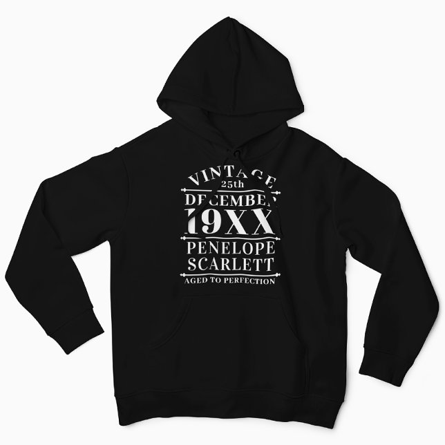 Personalized Vintage Aged to Perfection Hoodie (Creator Uploaded)