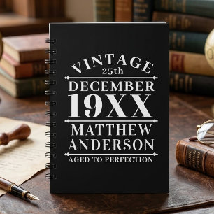 Personalized Vintage Aged to Perfection Planner
