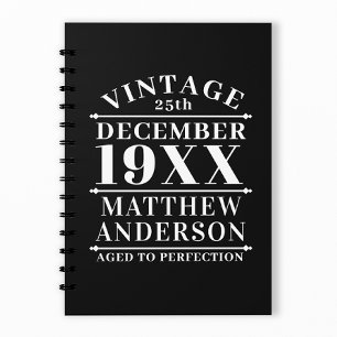 Personalized Vintage Aged to Perfection Planner