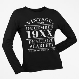 Personalized Vintage Aged to Perfection T-Shirt