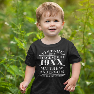 Personalized Vintage Aged to Perfection Toddler T-shirt