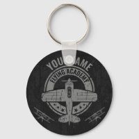 Personalized Vintage Airplane Pilot Flying Academy