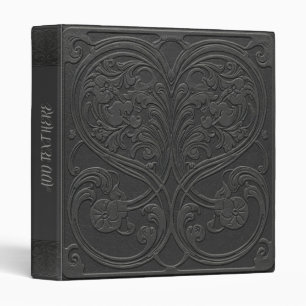 Personalized Vintage Art Nouveau 3-Ring Binder