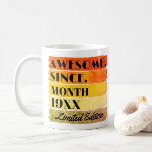 Personalized Vintage Awesome Since Birthday Coffee Mug