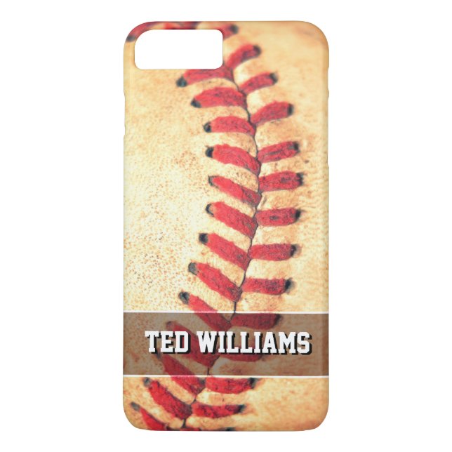 Personalized vintage baseball ball Case-Mate iPhone case (Back)