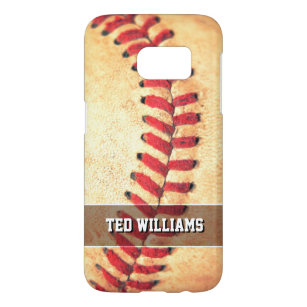 Personalized vintage baseball ball samsung galaxy s7 case