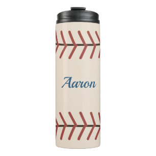 Personalized Vintage Baseball Coffee Tumbler Gift