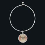 Personalized Vintage Baseball Name Number Retro Bangle Bracelet<br><div class="desc">Personalized vintage baseball name number retro design  can be good for you if you love Baseball. Or it could be a great gift for those who loves baseball.</div>