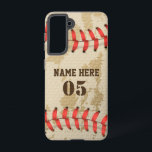 Personalized Vintage Baseball Name Number Retro Samsung Galaxy Case<br><div class="desc">Personalized vintage baseball name number retro design can be good for you if you love Baseball. Or it could be a great gift for those who loves baseball.</div>