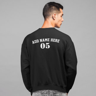 Personalized Vintage Baseball Name Number Retro Sweatshirt