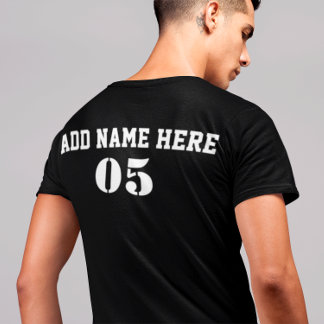 Personalized Vintage Baseball Name Number Retro T-Shirt
