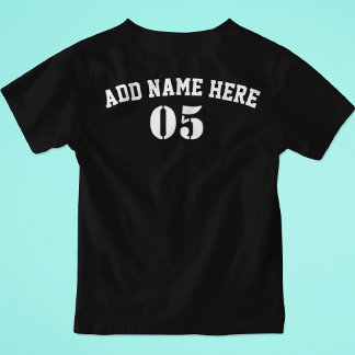 Personalized Vintage Baseball Name Number Retro T-Shirt