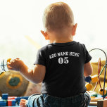 Personalized Vintage Baseball Name Number Retro Toddler T-shirt<br><div class="desc">Personalized vintage baseball name number retro design  can be good for you if you love Baseball. Or it could be a great gift for those who loves baseball.</div>