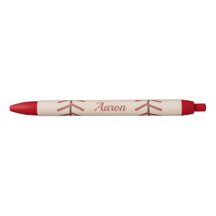Personalized Vintage Baseball Writing Pens Gift