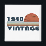 Personalized vintage birthday gift magnet<br><div class="desc">You can add some originality to your wardrobe collection with this vintage classic birthday graphic design with awesome typography font lettering, It is a great gift for men, women, husbands, wife, girlfriend, and a boyfriend who will love this one-of-a-kind artwork. The best amazing and funny holiday present for your happy...</div>