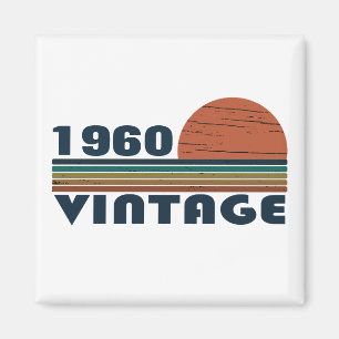 Personalized vintage birthday gifts magnet